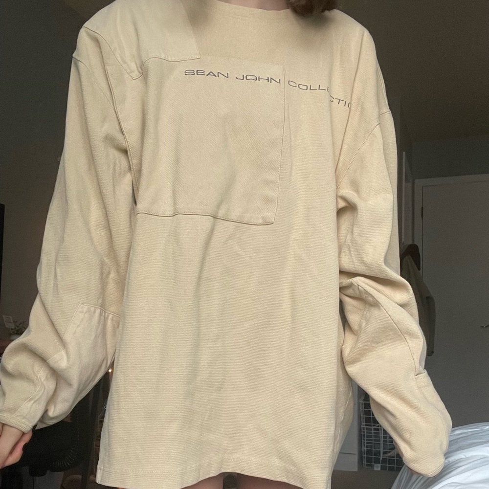 Vintage Oversized Patchwork Crewneck - image 2